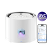 EverSweet 3 Pro UVC Pet Water Fountain with mobile app interface showing remote control and smart operation